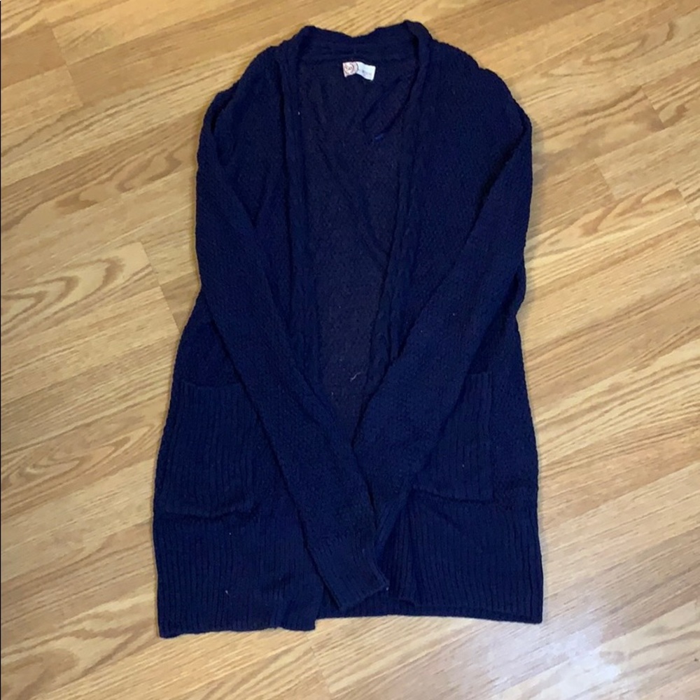 Navy blue cardigan